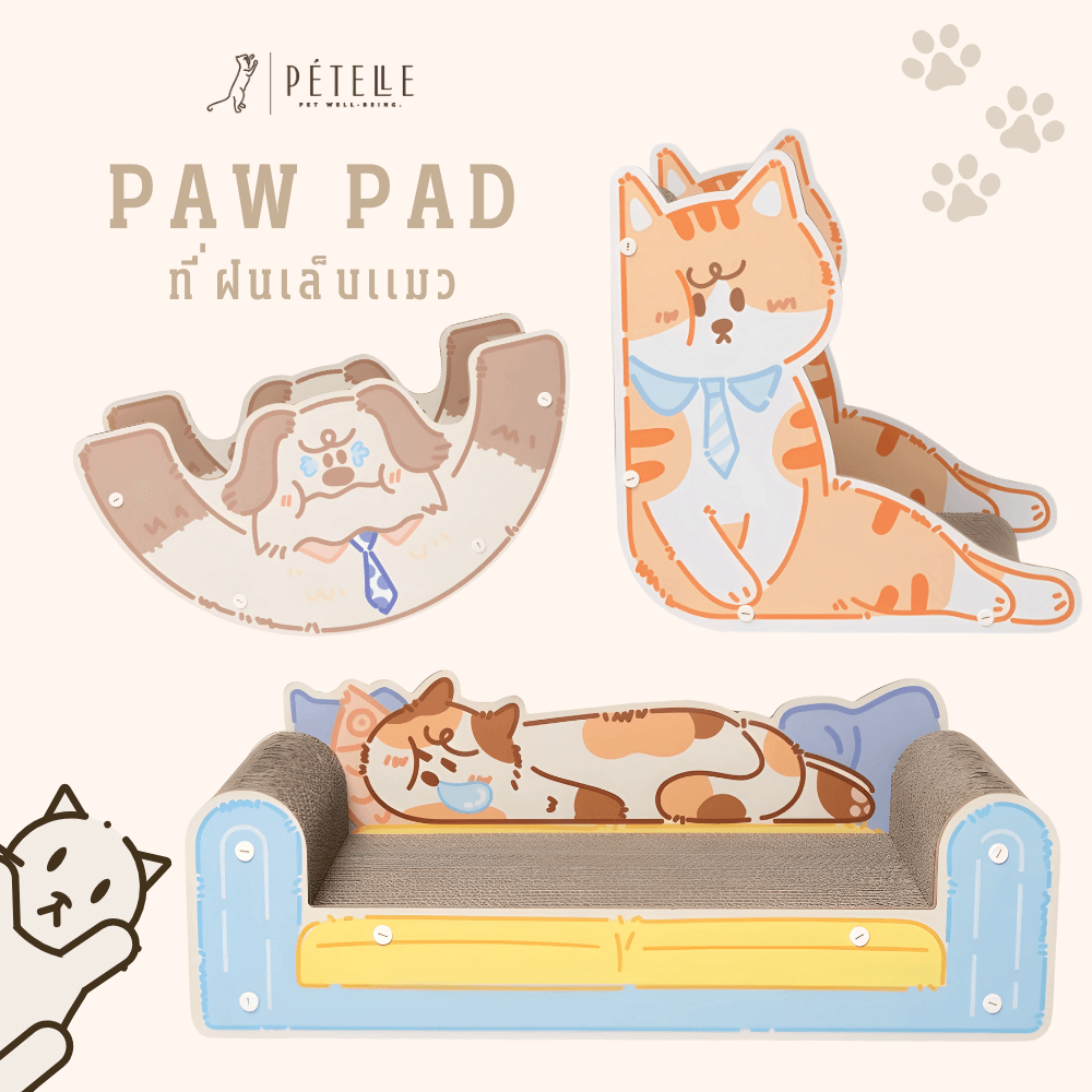 ที่ลับเล็บแมว PETELLE รุ่น PAW PAD (ROCK-A-PAW)_2